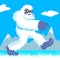 Cartoon yeti.funny yetiÂ .yeti illustrationÂ 